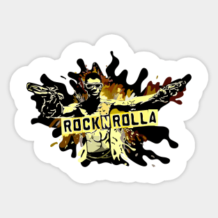 Rock n rolla Sticker